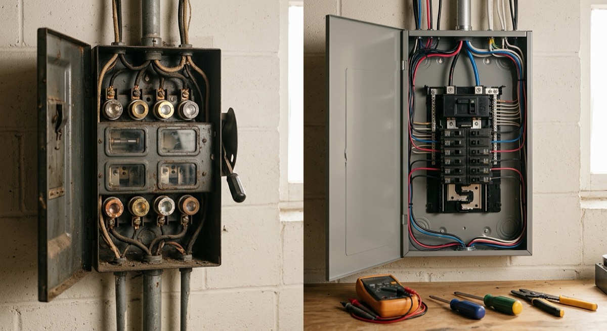 Cuadro eléctrico antiguo: riesgos y cuándo actualizarlo